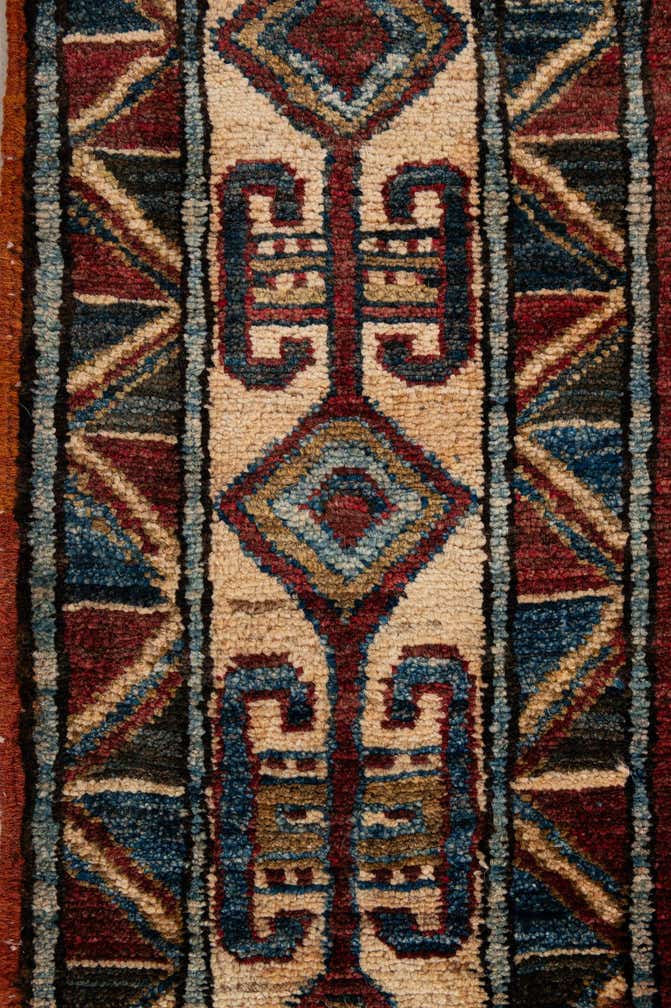 5' x 7' 5 Hand Knotted Kazak Wool Rug