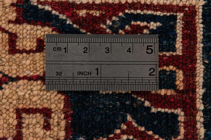 4' 1 x 6' 9 Hand Knotted Kazak Wool Rug