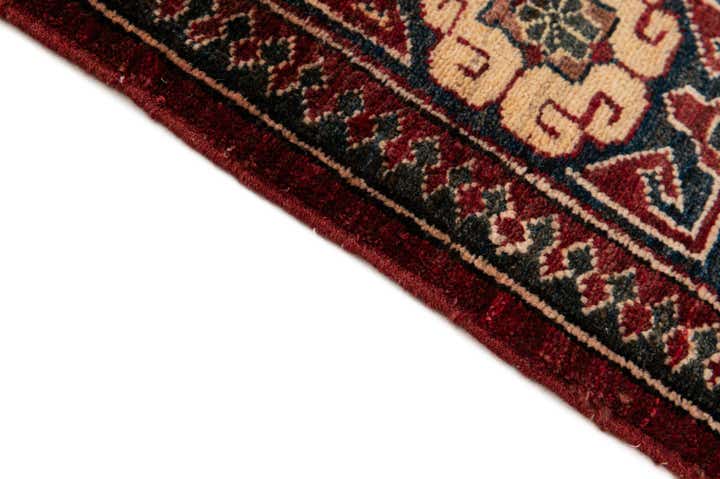 4' 1 x 6' 9 Hand Knotted Kazak Wool Rug