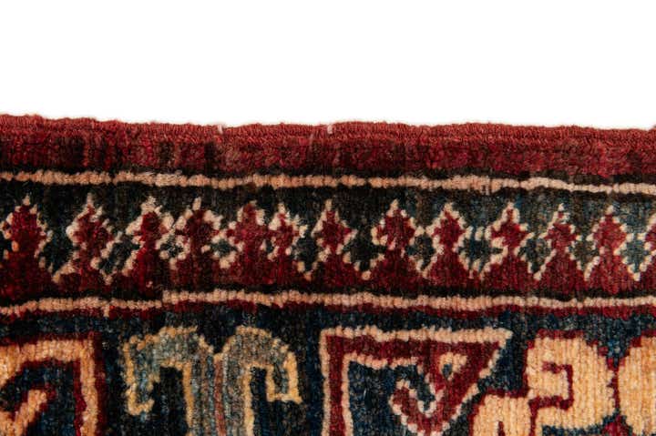 4' 1 x 6' 9 Hand Knotted Kazak Wool Rug
