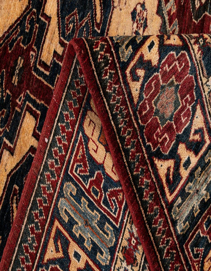 Detail image of 4' 1 x 6' 9  Hand Knotted Kazak Wool Rug