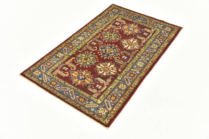 Detail image of 2' 8 x 4' 2 Hand Knotted Kazak Oriental Rug