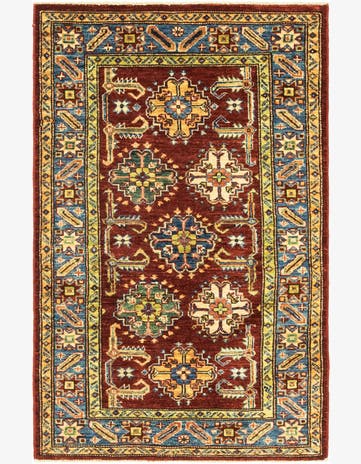 2' 8 x 4' 2 Hand Knotted Kazak Oriental Rug
