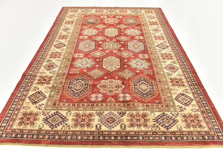 Detail image of 175cm x 235cm anudado a mano Kazak Alfombra Oriental