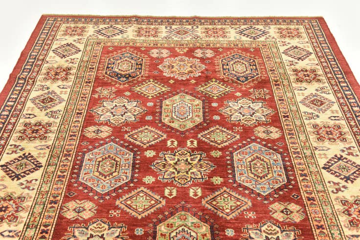 Detail image of 175cm x 235cm anudado a mano Kazak Alfombra Oriental