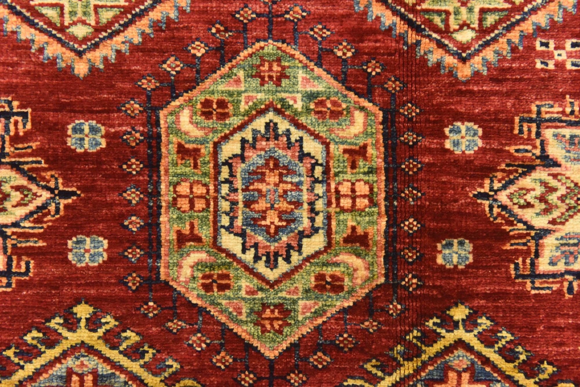5' 8 x 7' 8 Hand Knotted Kazak Oriental Rug