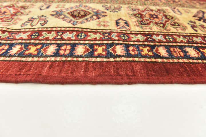 175cm x 235cm anudado a mano Kazak Alfombra Oriental