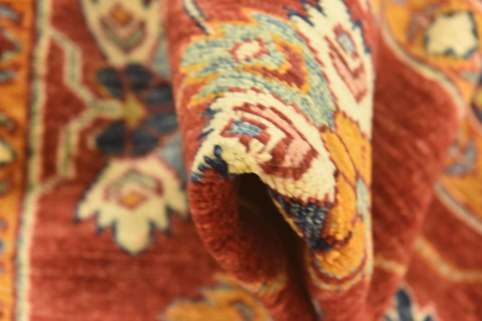 185cm x 275cm Hand Knotted Kazak Oriental Rug