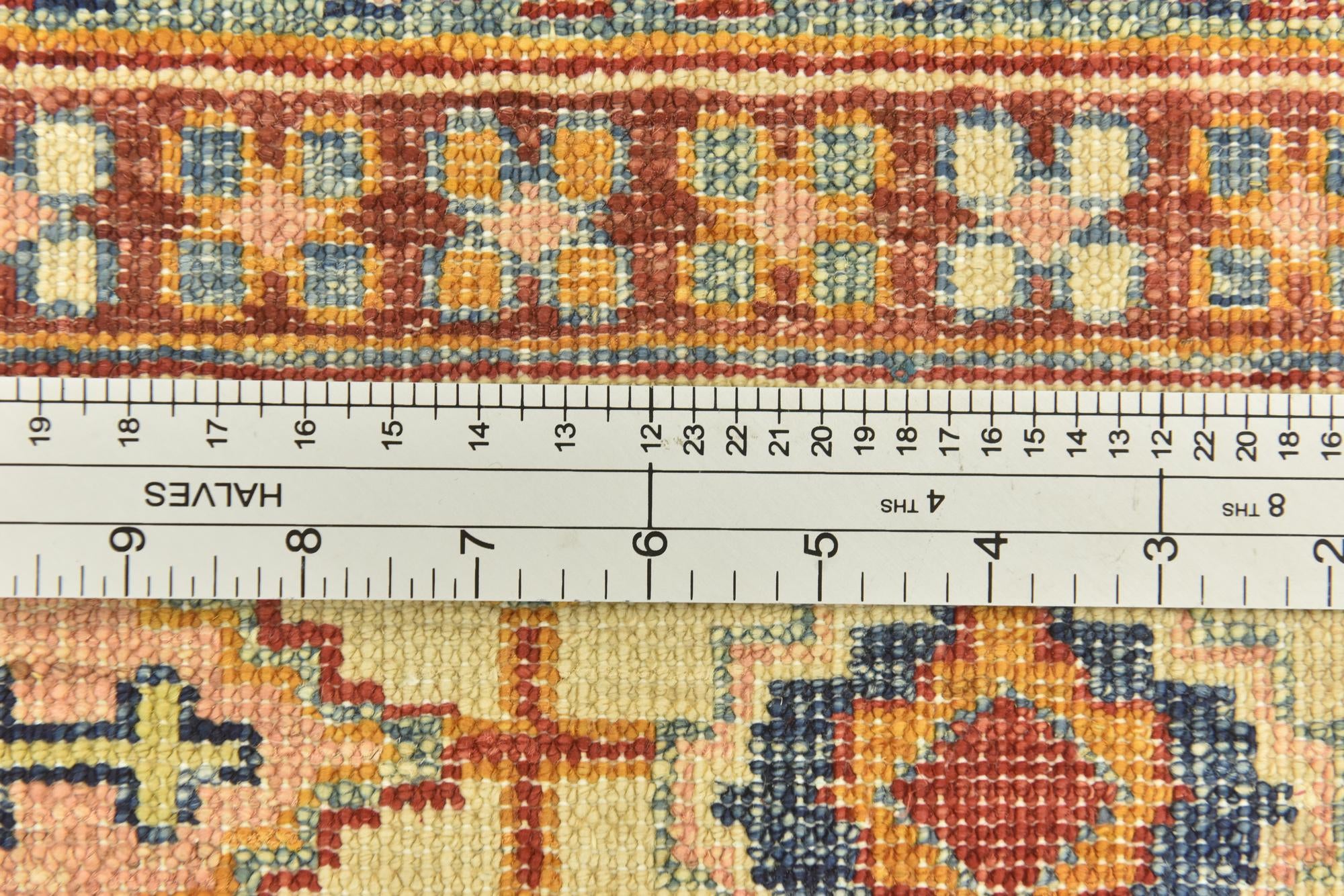 185cm x 275cm Hand Knotted Kazak Oriental Rug