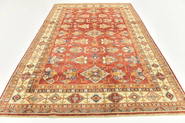 Detail image of 185cm x 275cm anudado a mano Kazak Alfombra Oriental