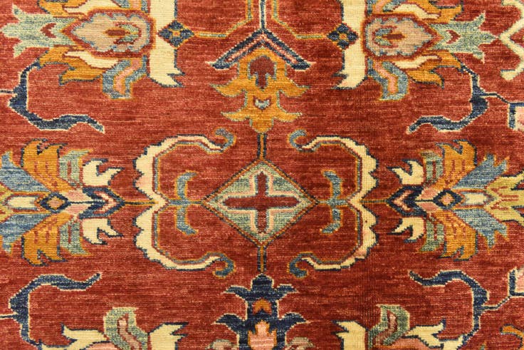 Detail image of 185cm x 275cm anudado a mano Kazak Alfombra Oriental