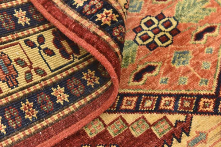 3' 3 x 4' 6 Hand Knotted Kazak Oriental Rug
