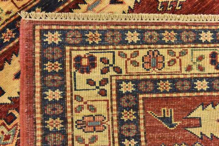 3' 3 x 4' 6 Hand Knotted Kazak Oriental Rug
