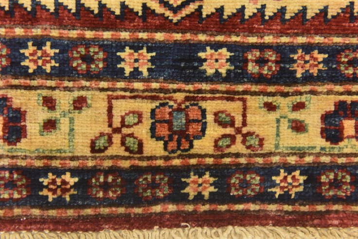 Detail image of 3' 3 x 4' 6 Hand Knotted Kazak Oriental Rug