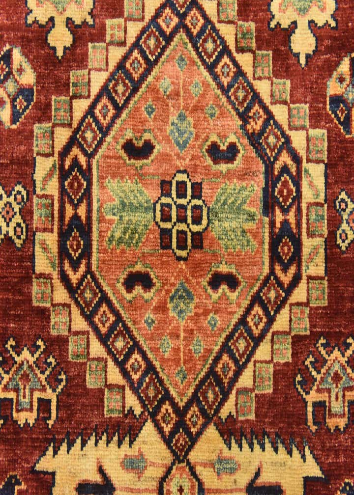 3' 3 x 4' 6 Hand Knotted Kazak Oriental Rug