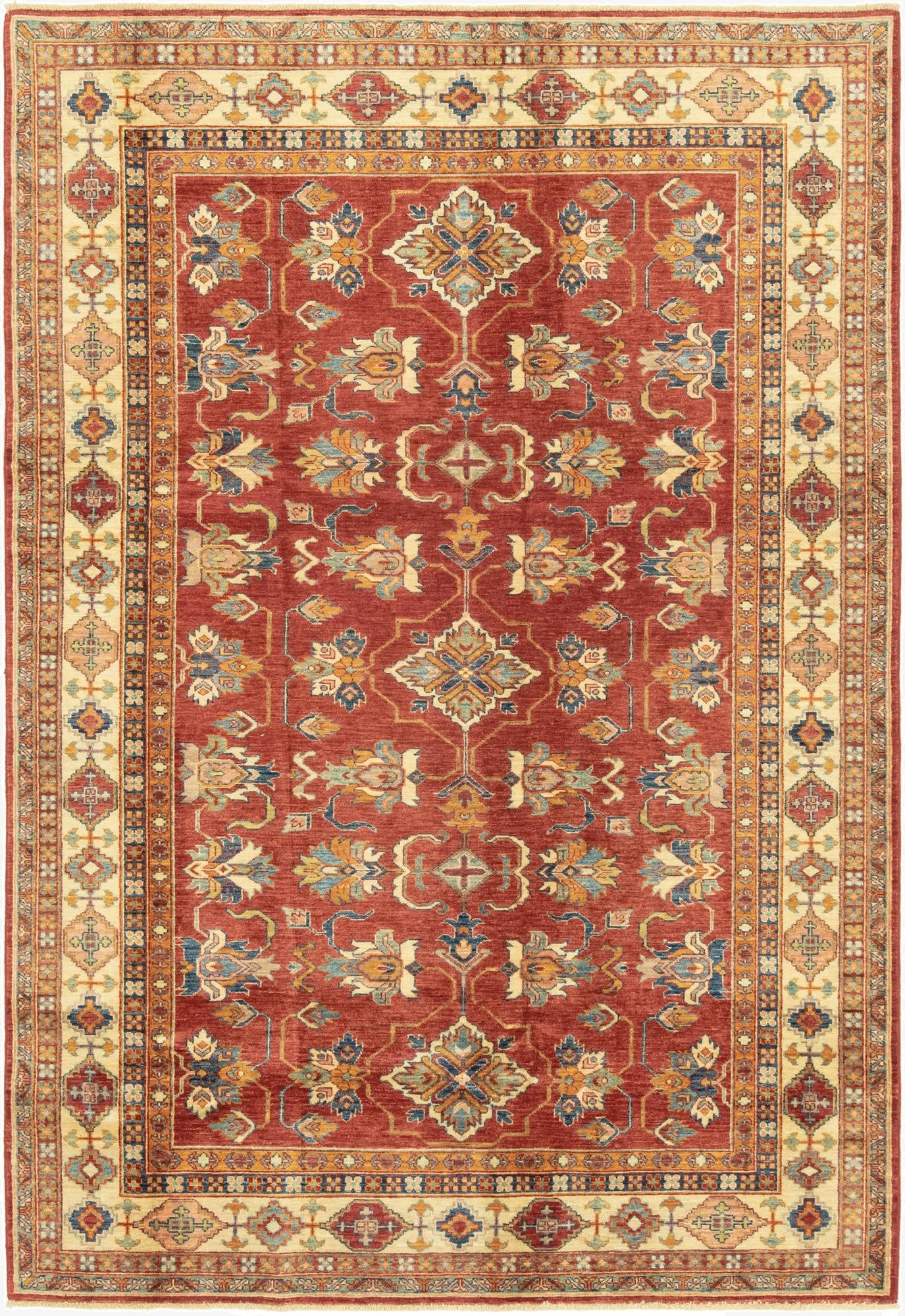 6' 1 x 9'  Hand Knotted Kazak Oriental Rug