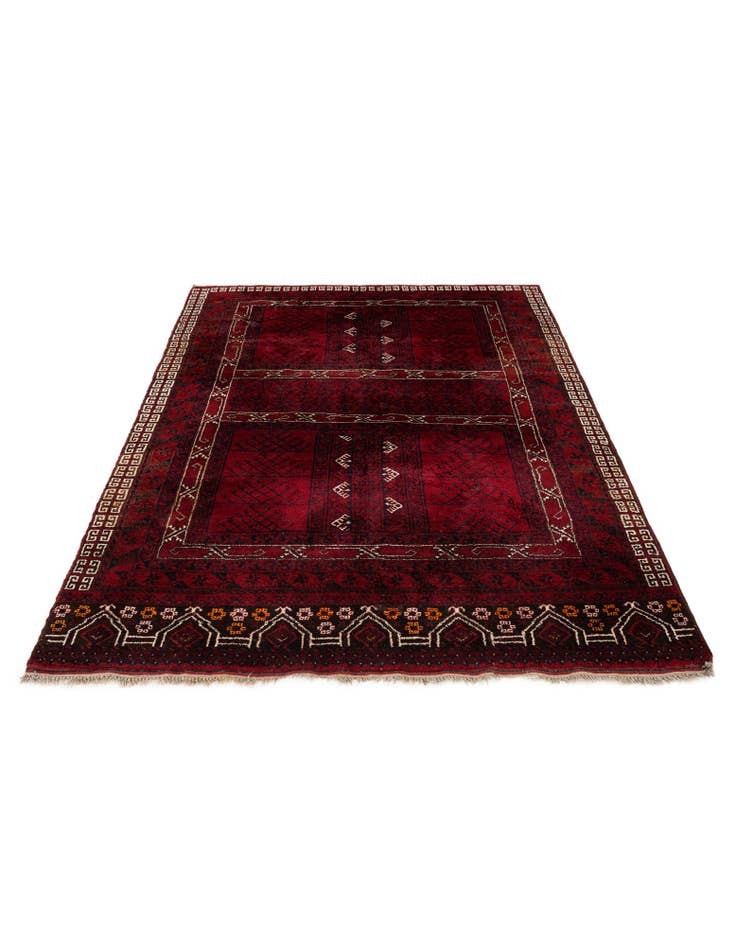Detail image of 5' 8 x 6' 9 Hand Knotted Khal Mohammadi Oriental Wool Rug