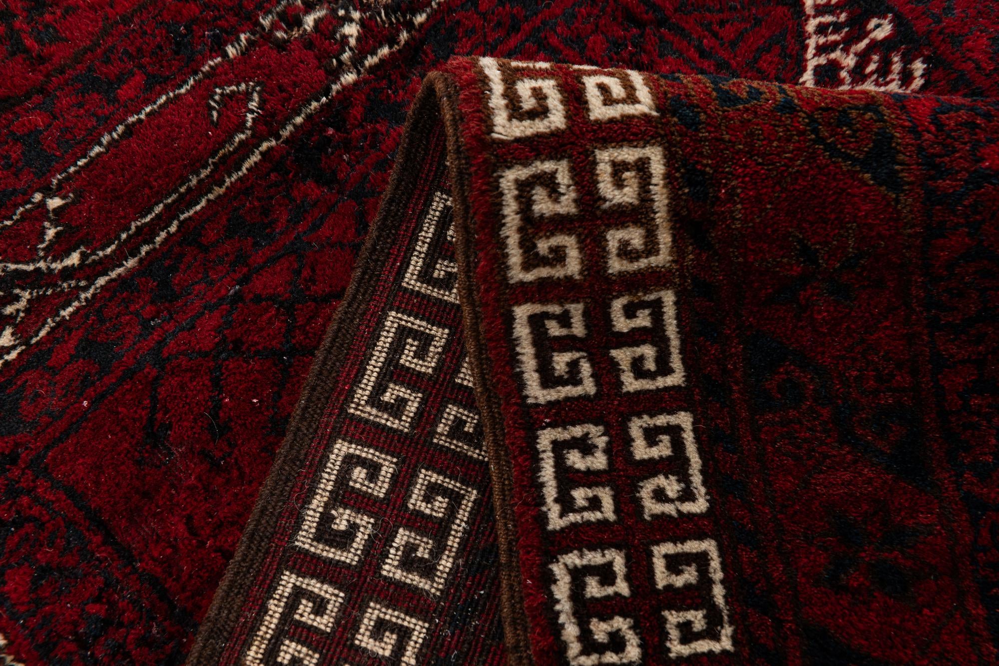 5' 8 x 6' 9 Hand Knotted Khal Mohammadi Oriental Wool Rug