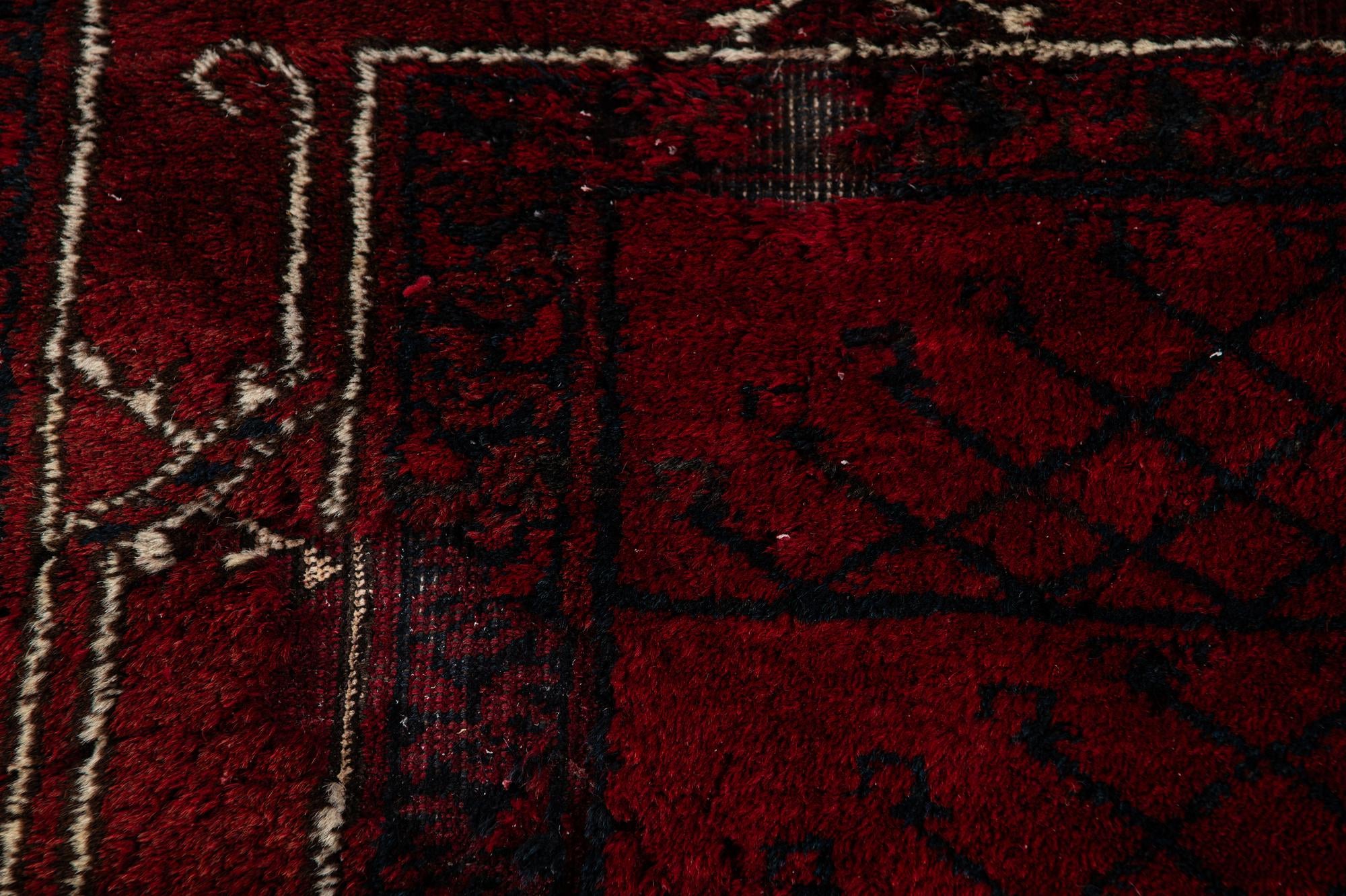 5' 8 x 6' 9 Hand Knotted Khal Mohammadi Oriental Wool Rug