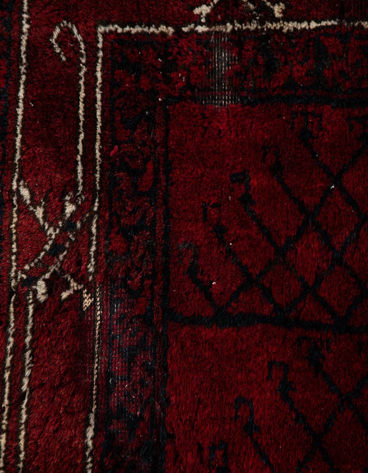 Detail image of 5' 8 x 6' 9  Hand Knotted Khal Mohammadi Oriental Wool Rug