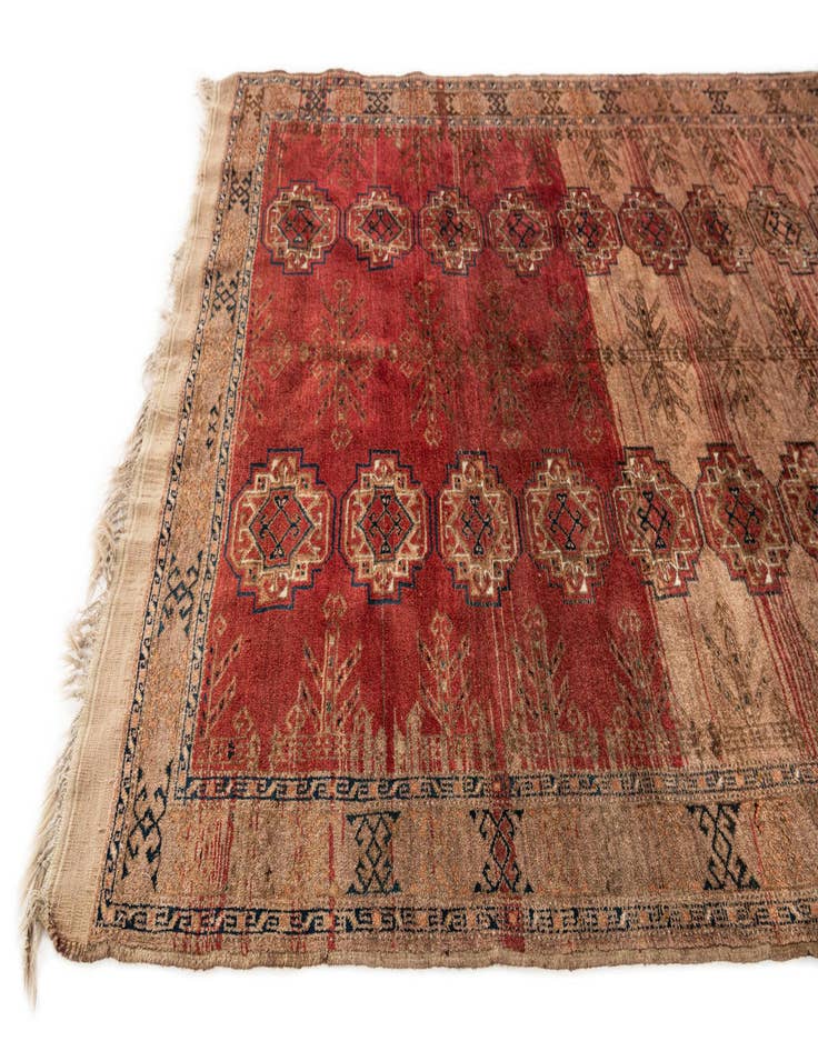 Detail image of 4' 7 x 6' 9  Hand Knotted Khal Mohammadi Oriental Wool Rug