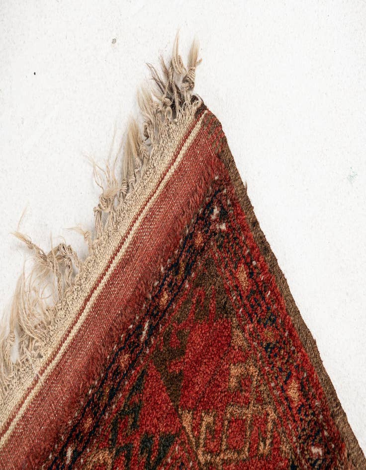 Detail image of 4' 7 x 6' 9  Hand Knotted Khal Mohammadi Oriental Wool Rug