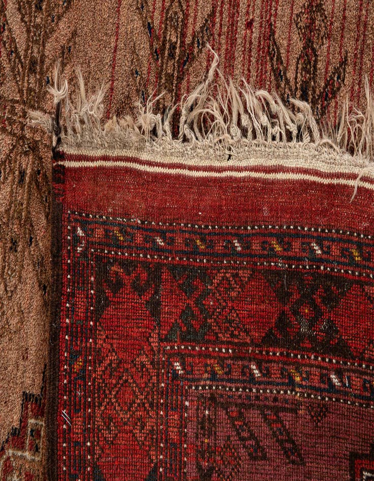 Detail image of 4' 7 x 6' 9  Hand Knotted Khal Mohammadi Oriental Wool Rug