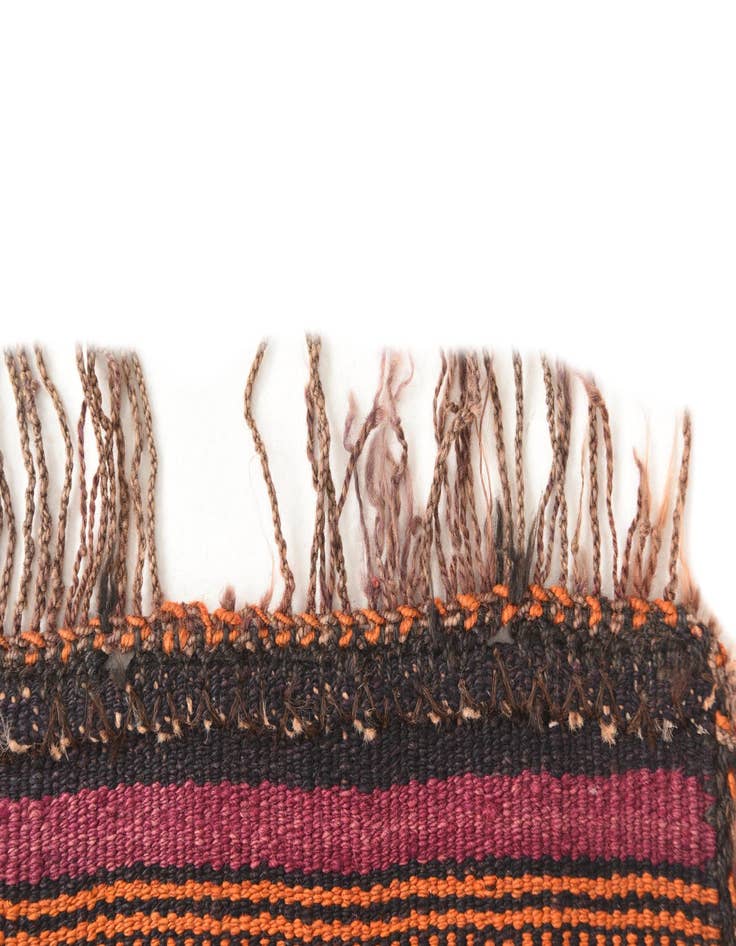 Detail image of 2' 10 x 4'  Hand Woven Kilim Afghan Wool Rug