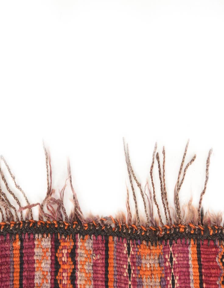 Detail image of 2' 10 x 4'  Hand Woven Kilim Afghan Wool Rug