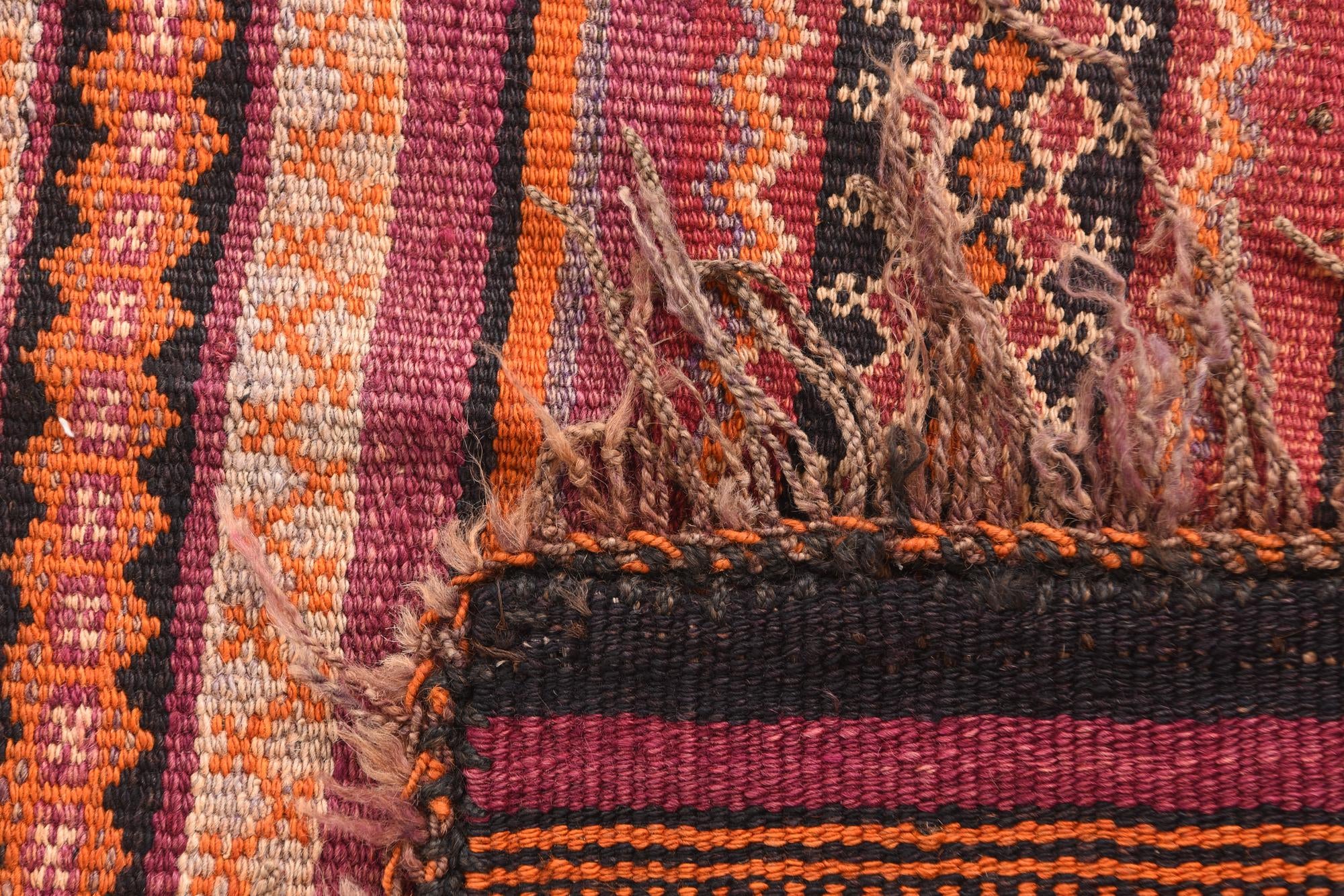 2' 10 x 4' Hand Woven Kilim Afghan Wool Rug