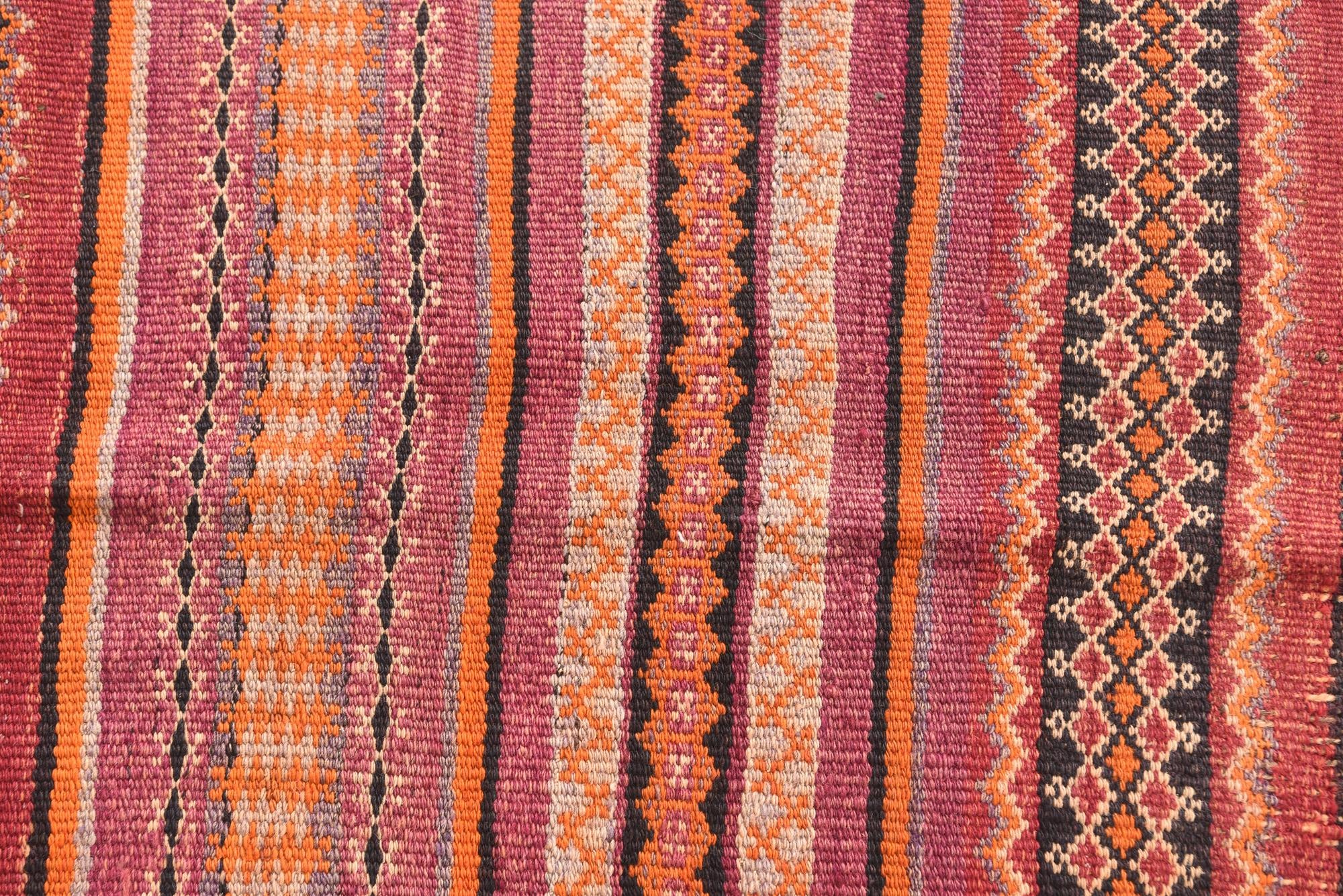 2' 10 x 4' Hand Woven Kilim Afghan Wool Rug