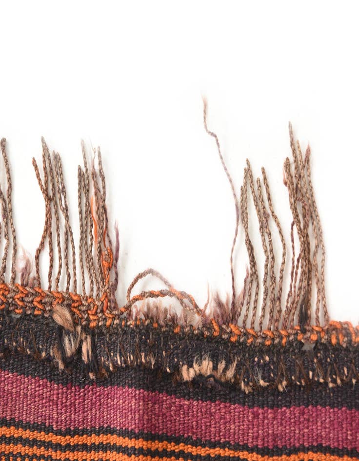 Detail image of 2' 10 x 4'  Hand Woven Kilim Afghan Wool Rug