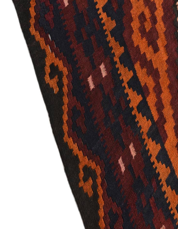 Detail image of 8' 10 x 15' 10  Hand Woven Kilim Afghan Wool Rug