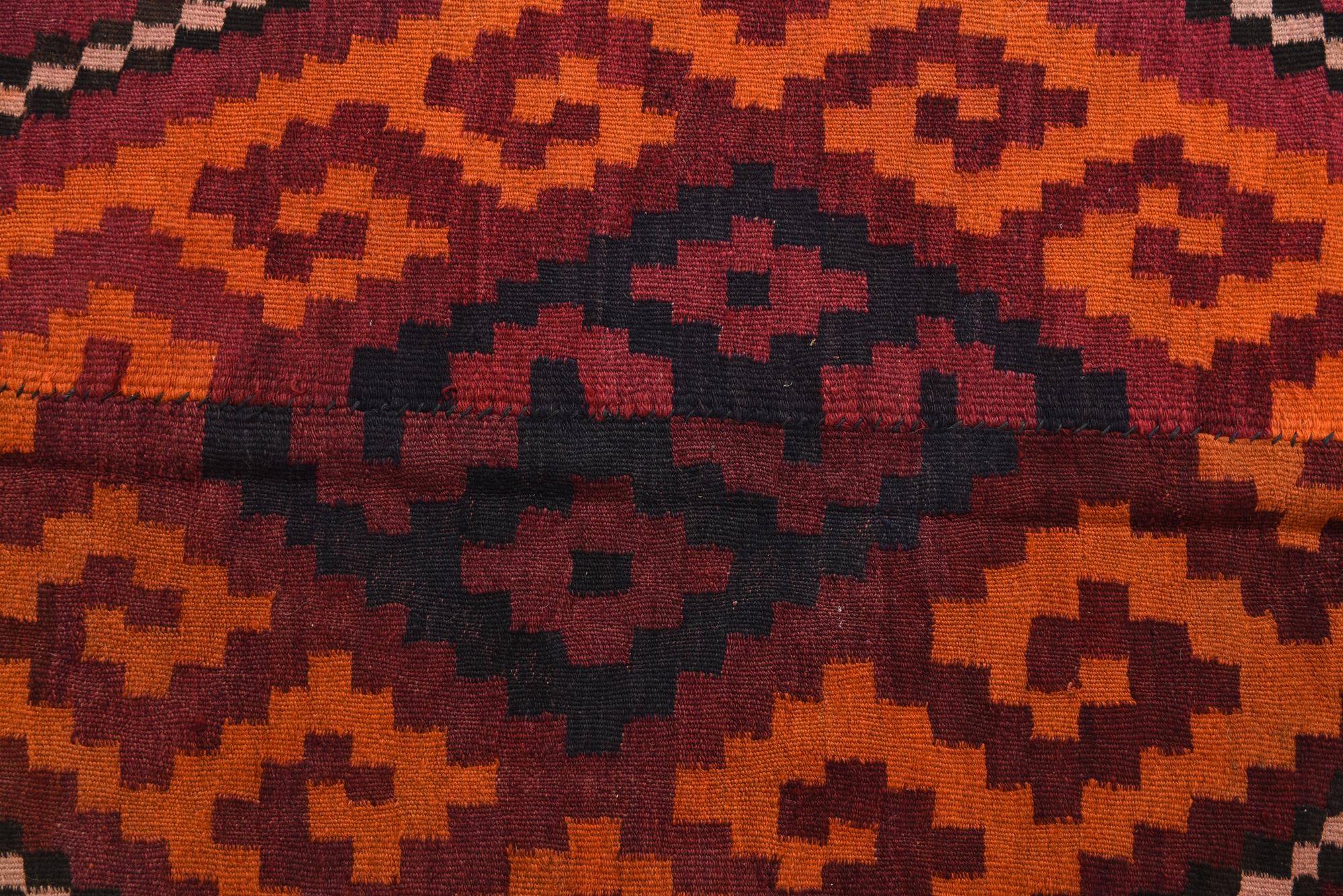8' 10 x 15' 10 Hand Woven Kilim Afghan Wool Rug