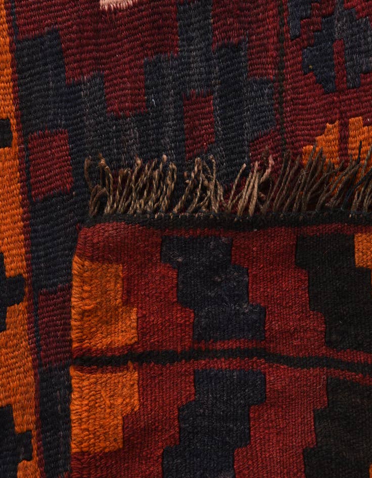 Detail image of 8' 10 x 15' 10  Hand Woven Kilim Afghan Wool Rug