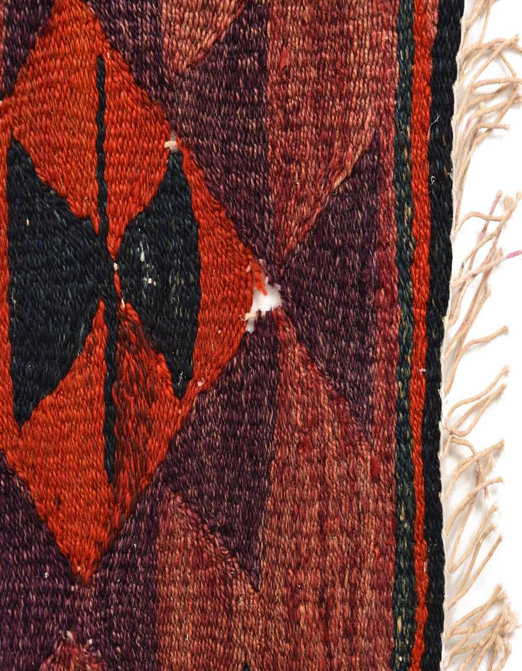 Detail image of 4' 9 x 7' 9  Hand Woven Kilim Fars Wool Rug