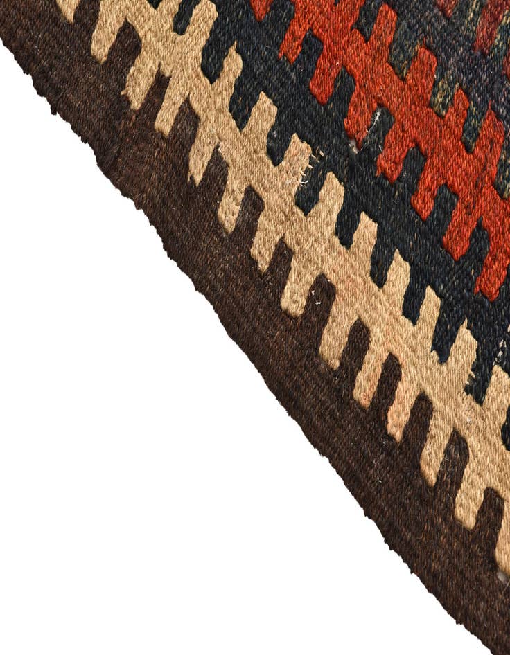 Detail image of 4' 9 x 7' 9  Hand Woven Kilim Fars Wool Rug