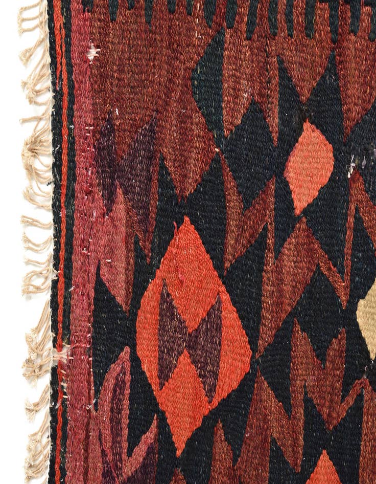 Detail image of 4' 9 x 7' 9  Hand Woven Kilim Fars Wool Rug