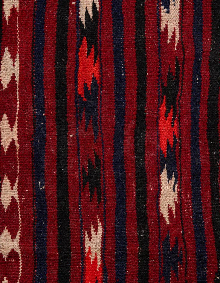 Detail image of 4' 3 x 6' 7  Hand Woven Kilim Fars Wool Rug