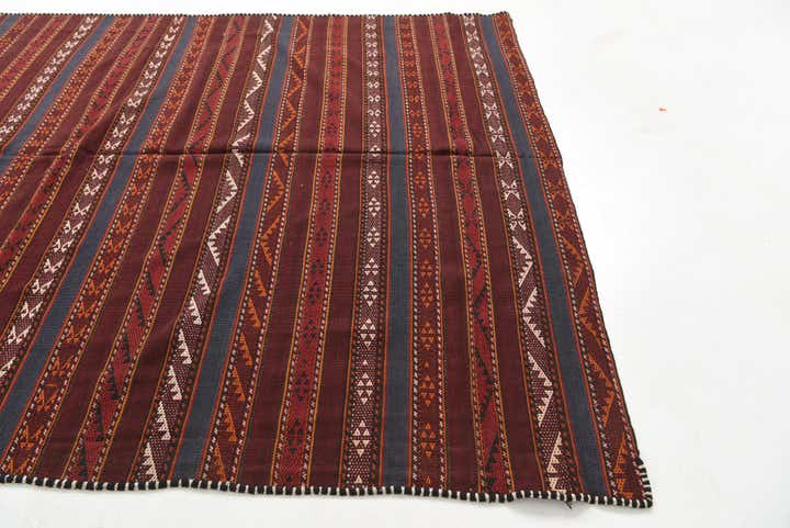 6' x 12' 10 Hand Knotted Kilim Fars Persian Wool Rug