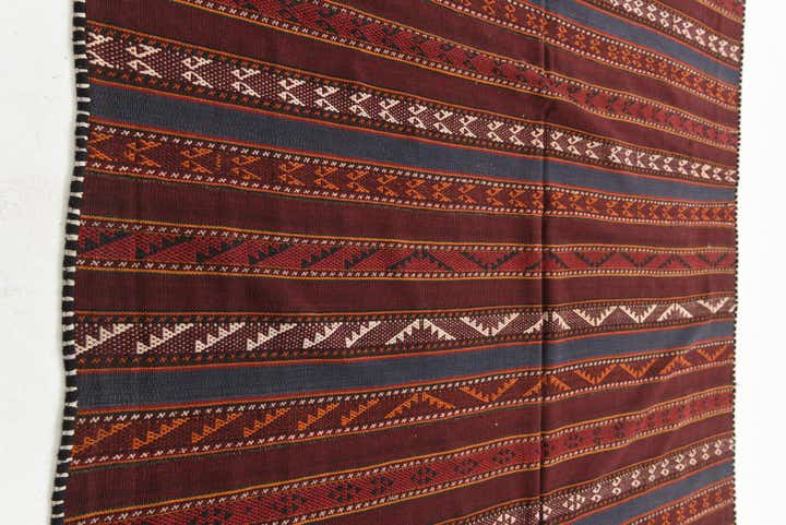 6' x 12' 10 Hand Knotted Kilim Fars Persian Wool Rug