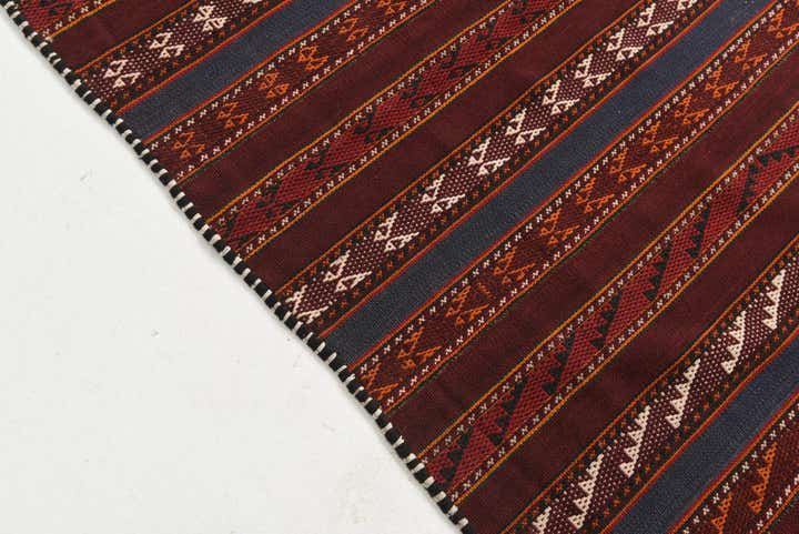 6' x 12' 10 Hand Knotted Kilim Fars Persian Wool Rug