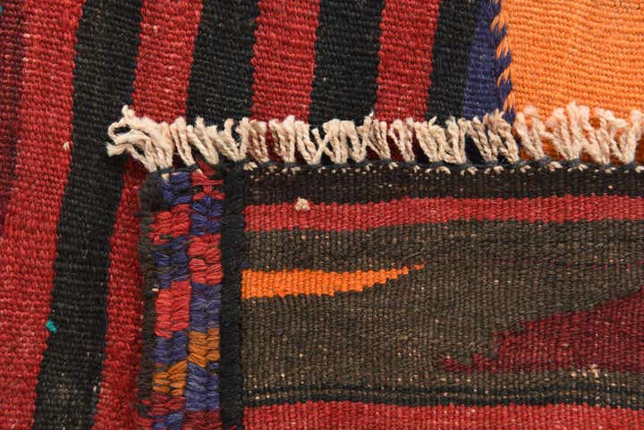 5' 5 x 9' 9 Hand Woven Kilim Fars Wool Rug