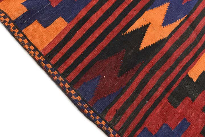 5' 5 x 9' 9 Hand Woven Kilim Fars Wool Rug