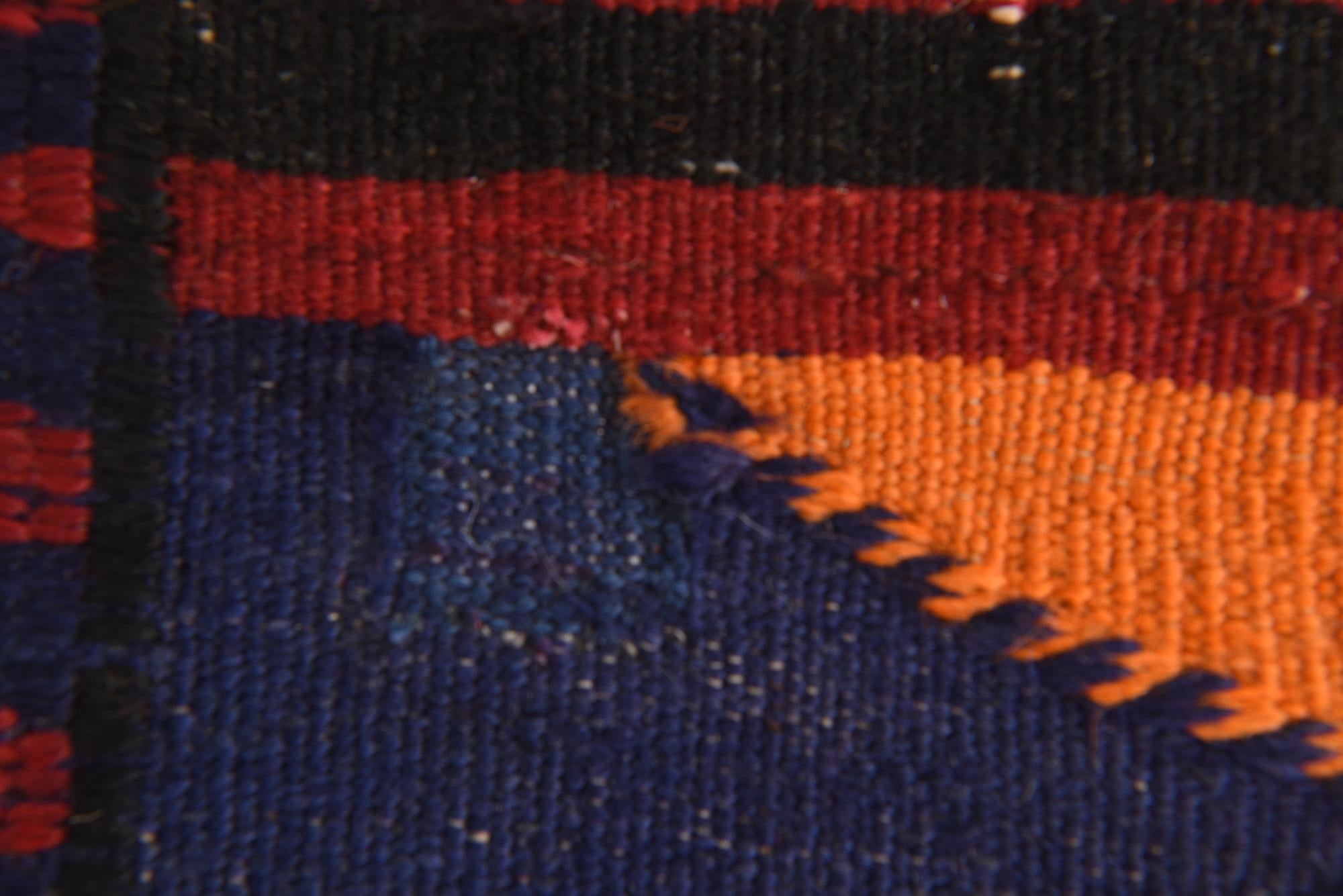 5' 5 x 9' 9 Hand Woven Kilim Fars Wool Rug