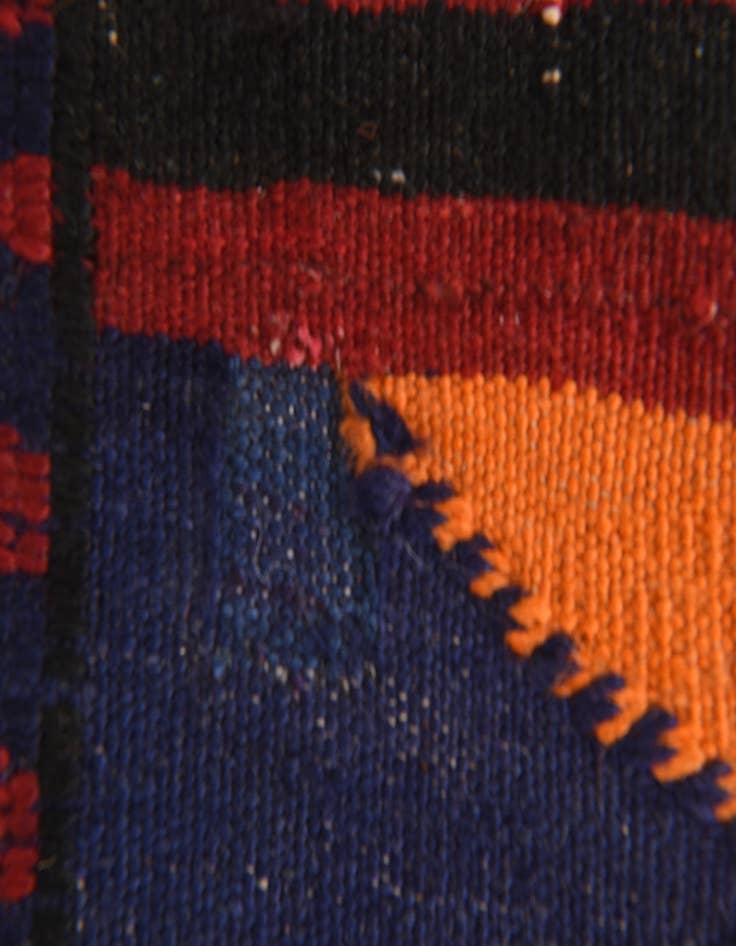 Detail image of 5' 5 x 9' 9  Hand Woven Kilim Fars Wool Rug