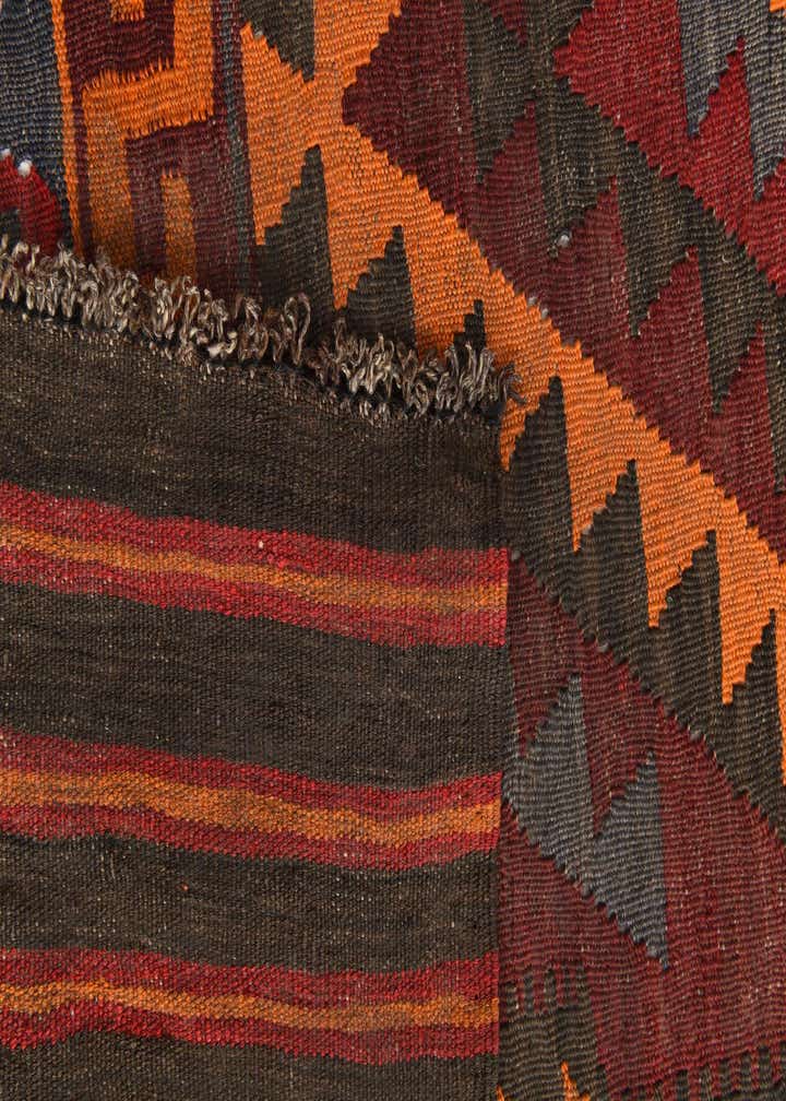 5' 7 x 8' 1 Hand Woven Kilim Fars Wool Rug