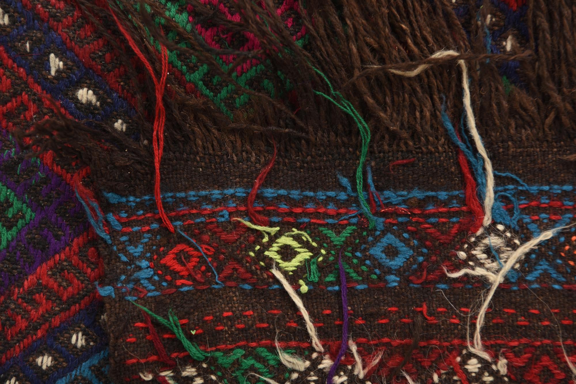 4' 8 x 8' 1 Hand Woven Kilim Fars Wool Rug