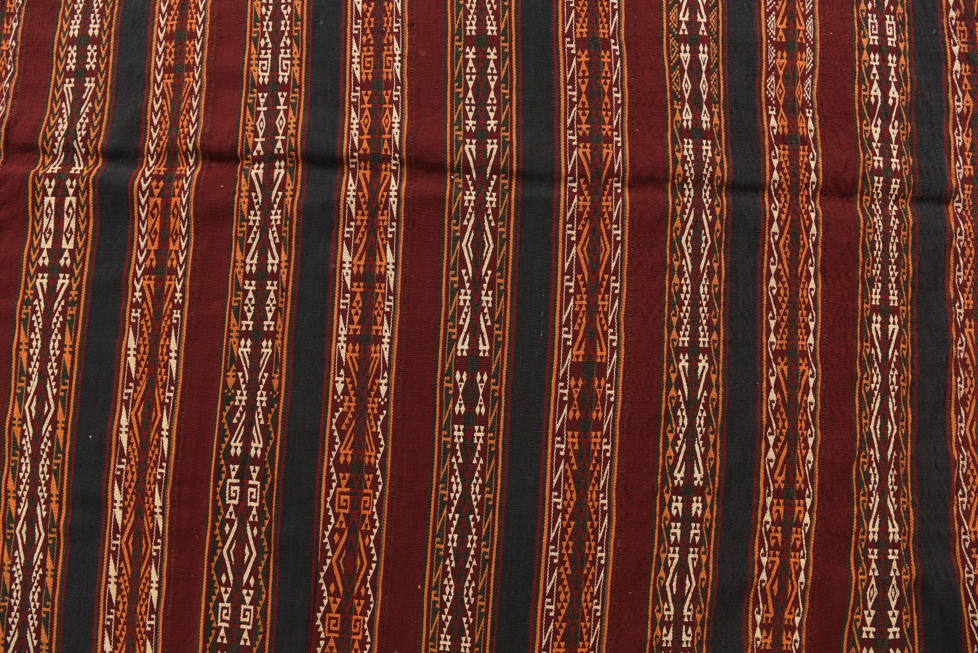 5' 8 x 10' 10 Hand Woven Kilim Fars Wool Rug