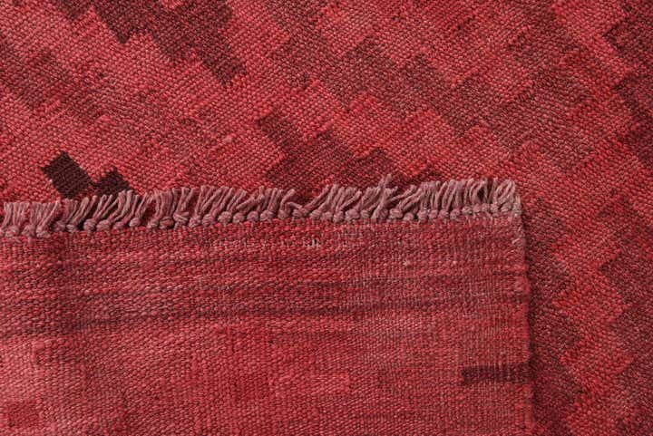 6' 1 x 9' 9 Hand Woven Kilim Fars Wool Rug